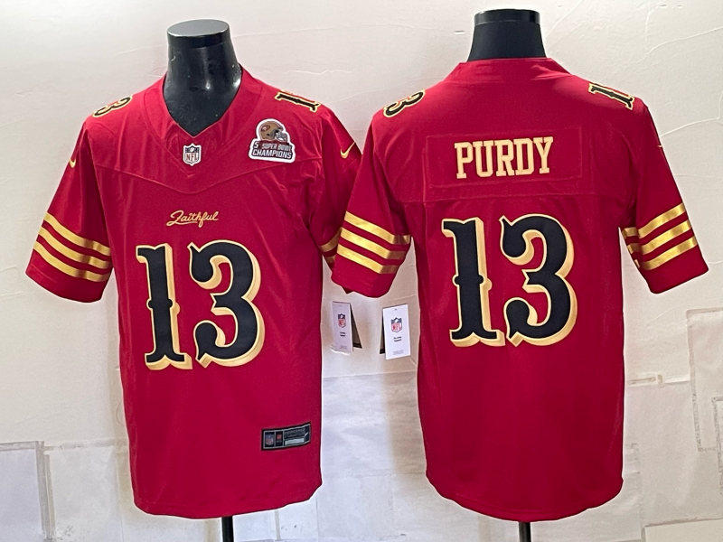 Men 2026 Nike San Francisco 49ers #13 Purdy Red NFL Jersey 1023002->san francisco 49ers->NFL Jersey